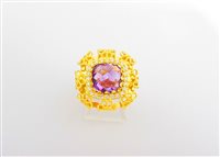 Ringe Damiata Gioielli Dame in Gelbgold Quarzo idrotermale 5116/5/102 - 5116/5/102